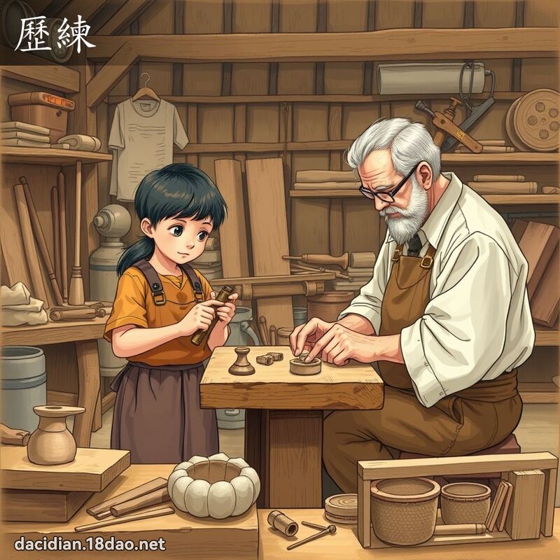 歷練 - 國語大辭典配圖