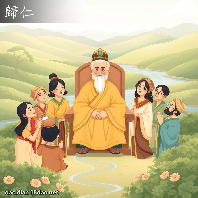 歸仁 - 國語大辭典配圖