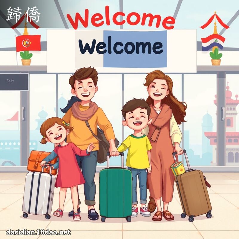 歸僑 - 國語大辭典配圖