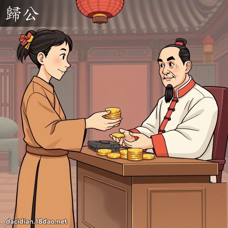 归公 - 国语大辞典配图
