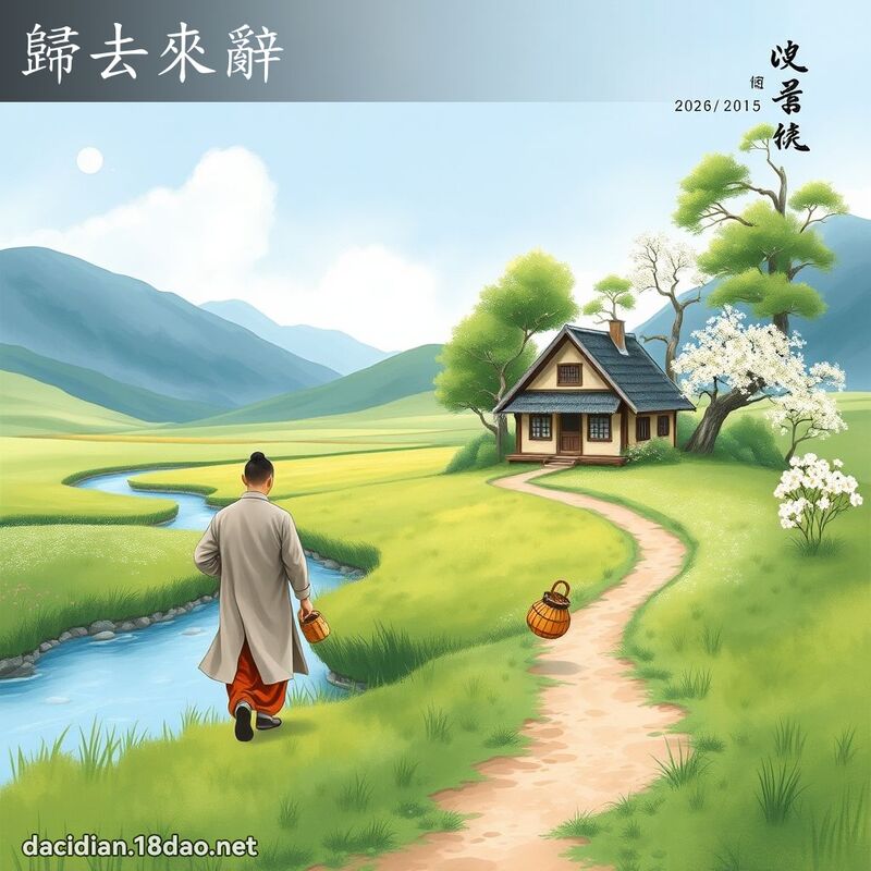 歸去來辭 - 國語大辭典配圖