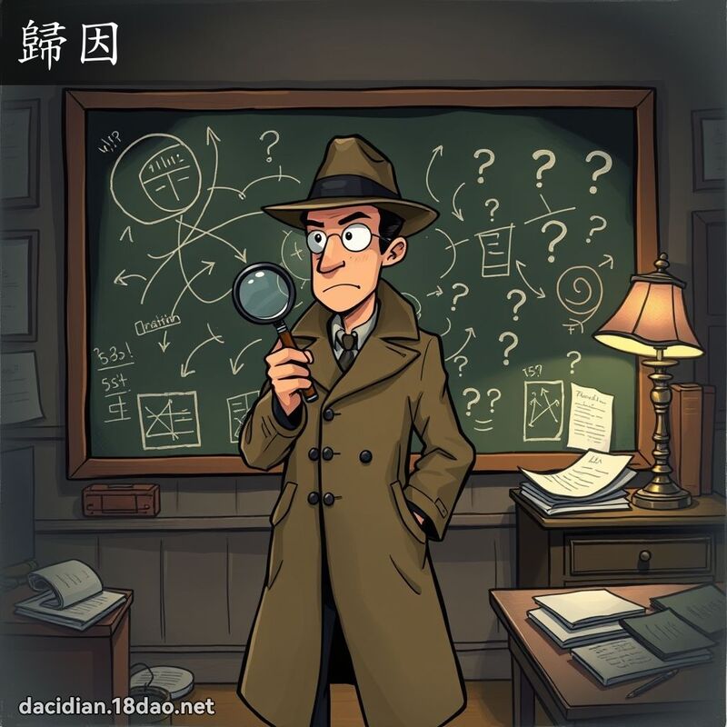 歸因 - 國語大辭典配圖