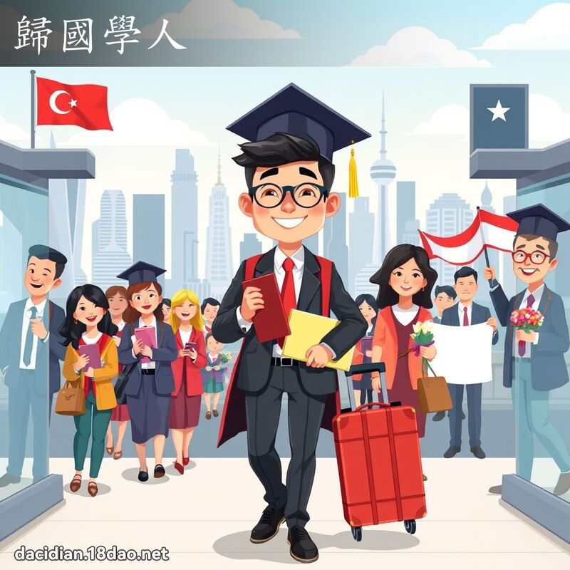 归国学人 - 国语大辞典配图