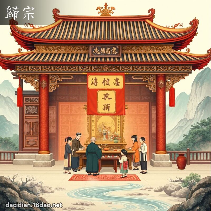 歸宗 - 國語大辭典配圖