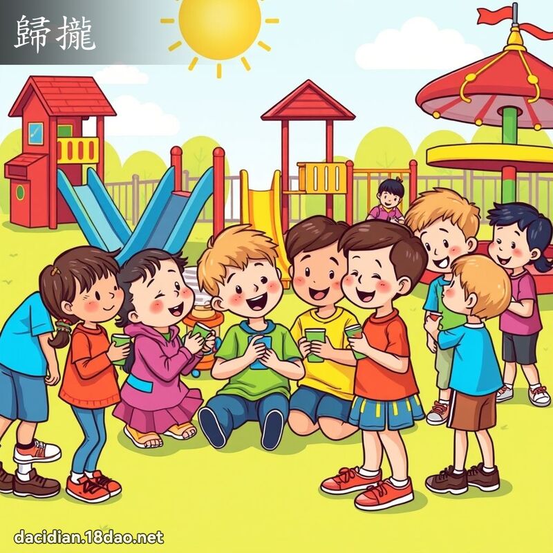 歸攏 - 國語大辭典配圖