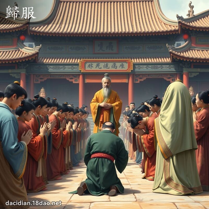 归服 - 国语大辞典配图
