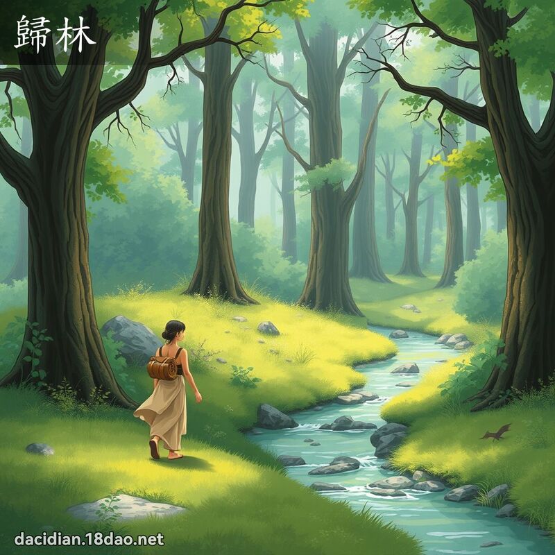 歸林 - 國語大辭典配圖