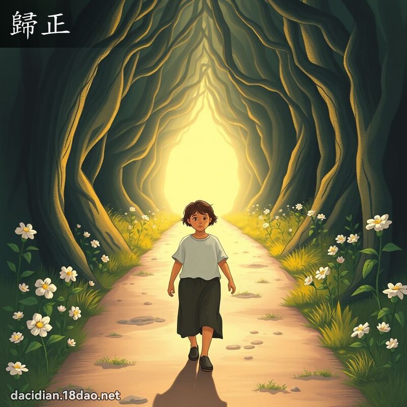 歸正 - 國語大辭典配圖