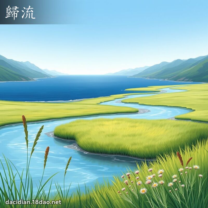 歸流 - 國語大辭典配圖