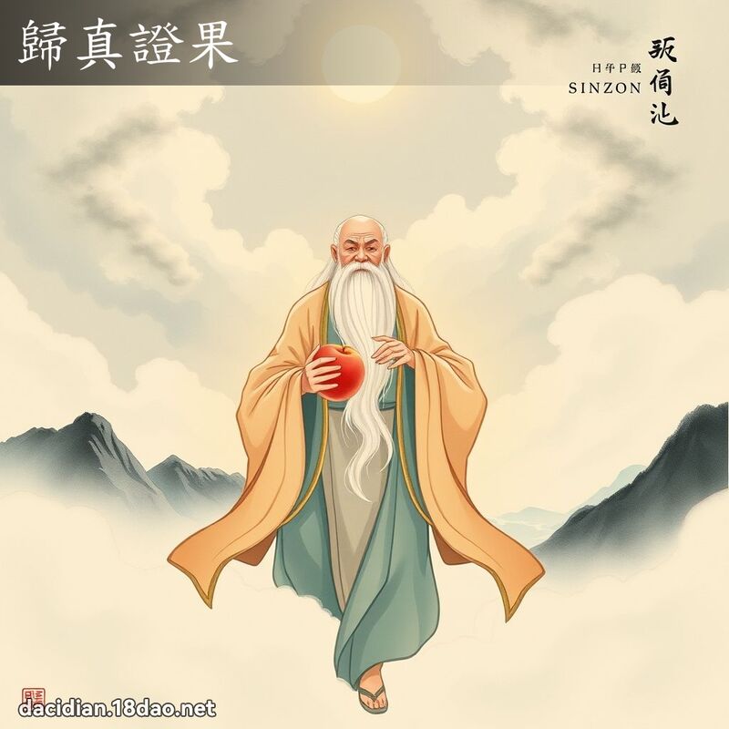 歸真證果 - 國語大辭典配圖