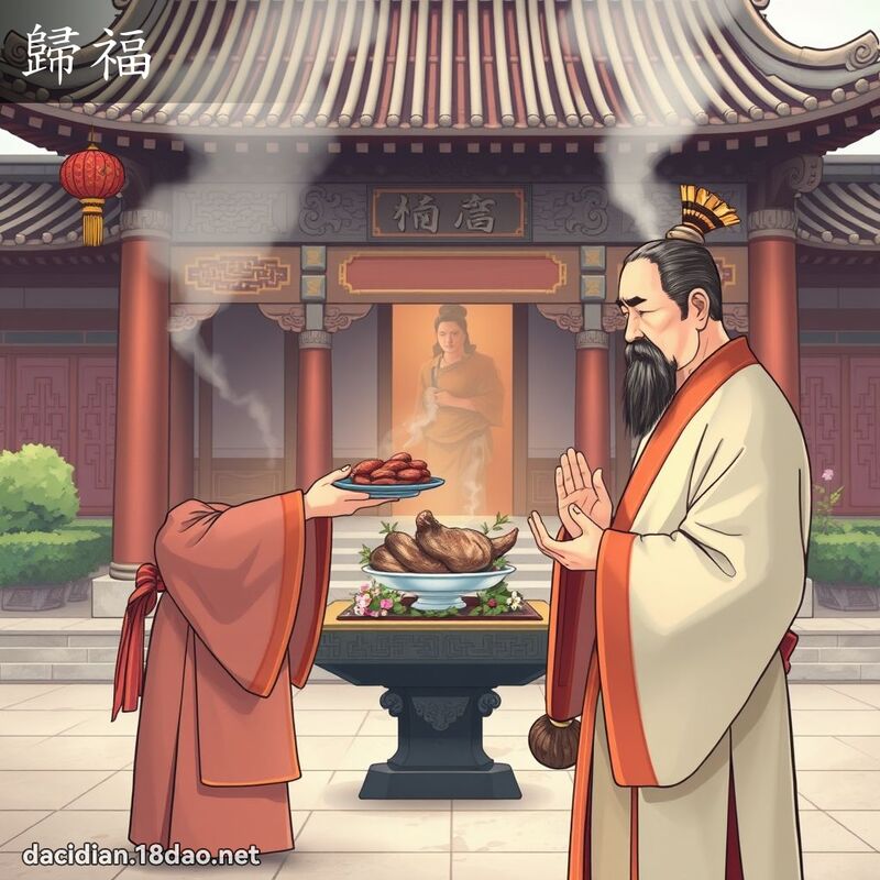 归福 - 国语大辞典配图