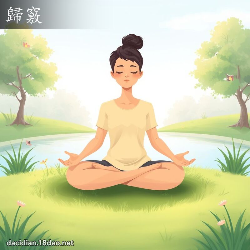 归窍 - 国语大辞典配图