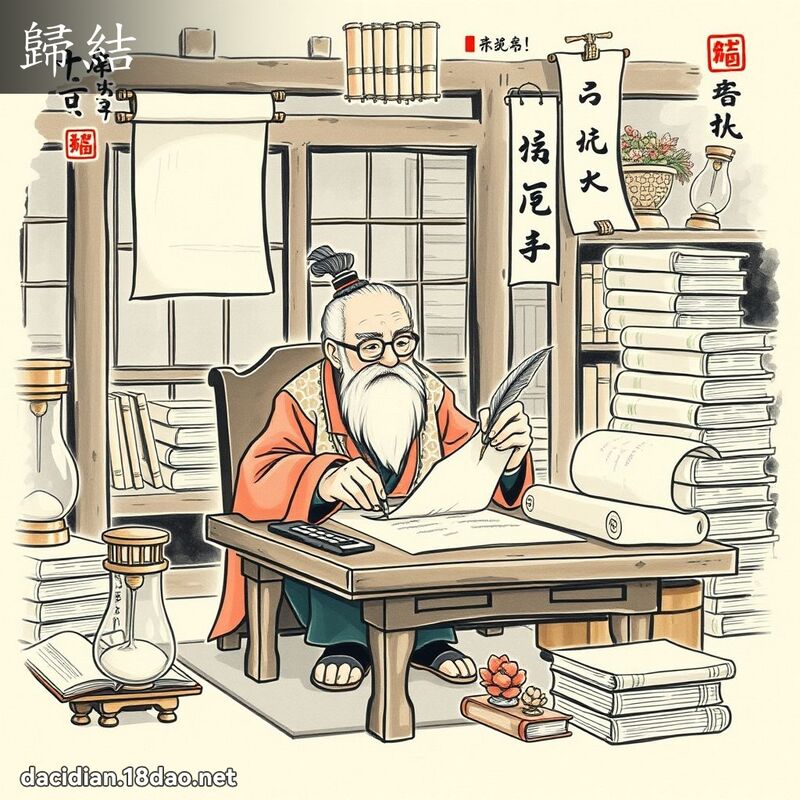 归结 - 国语大辞典配图