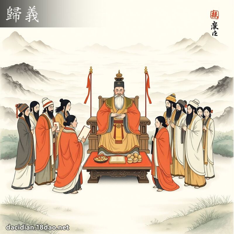 归义 - 国语大辞典配图