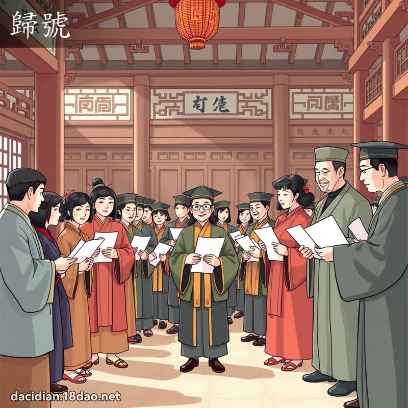 歸號 - 國語大辭典配圖