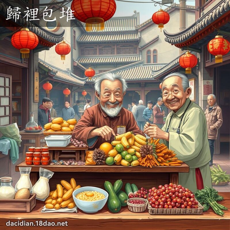 归里包堆 - 国语大辞典配图
