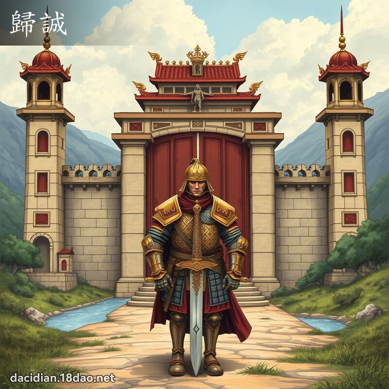 归诚 - 国语大辞典配图