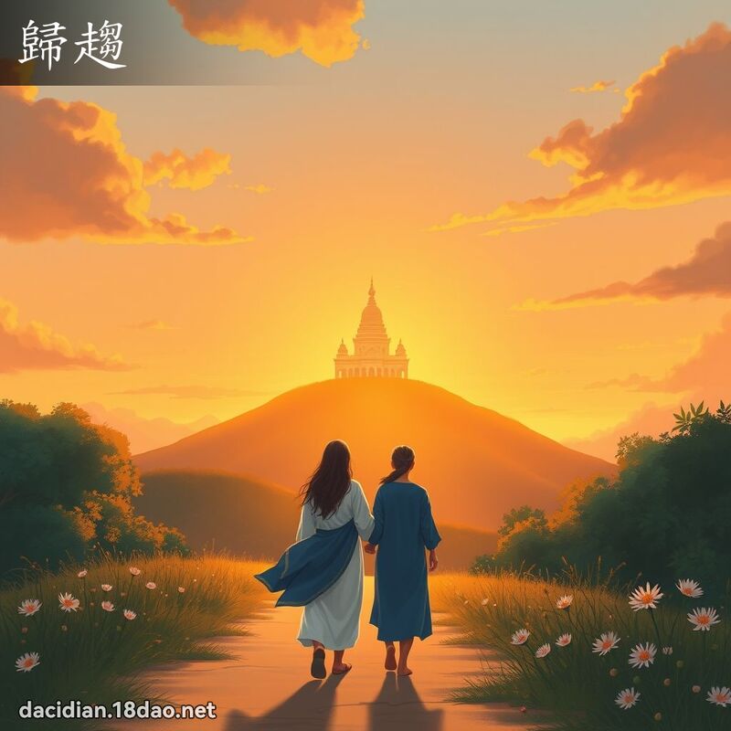 归趋 - 国语大辞典配图