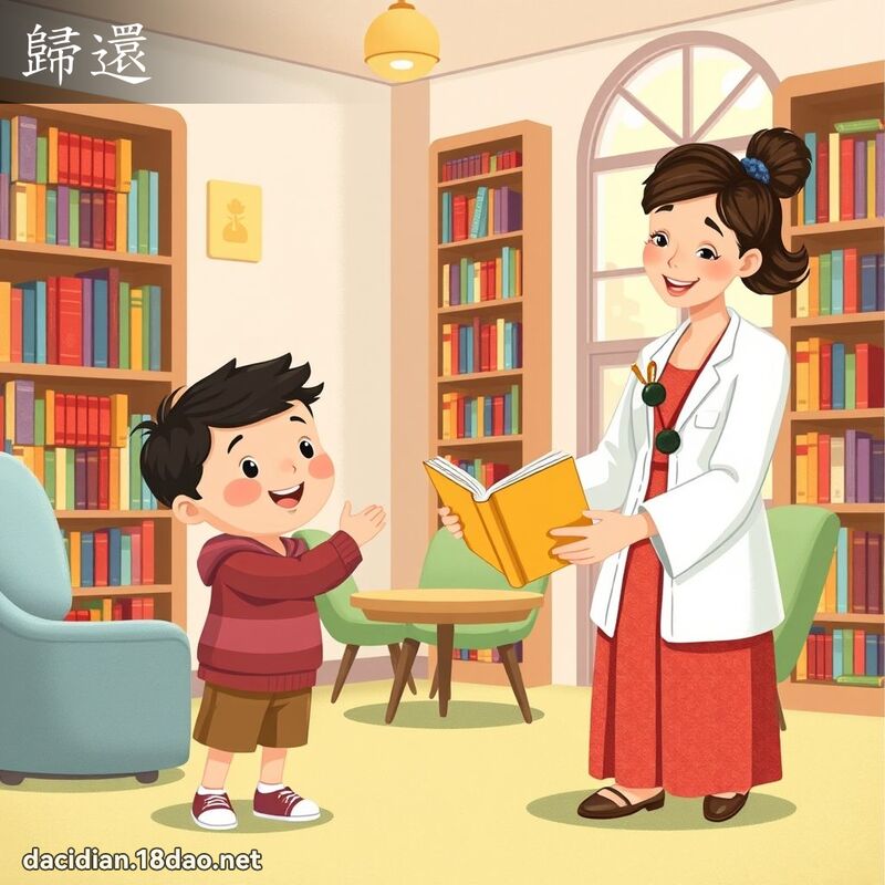 歸還 - 國語大辭典配圖
