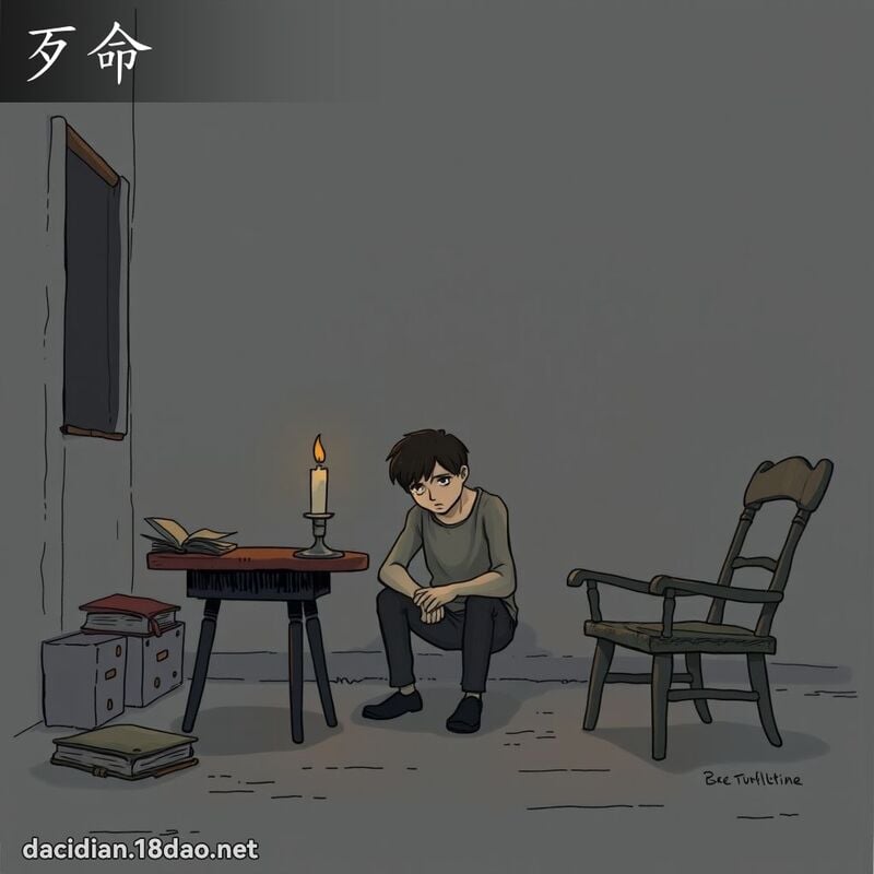 歹命 - 国语大辞典配图