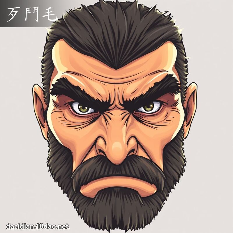 歹鬥毛 - 國語大辭典配圖