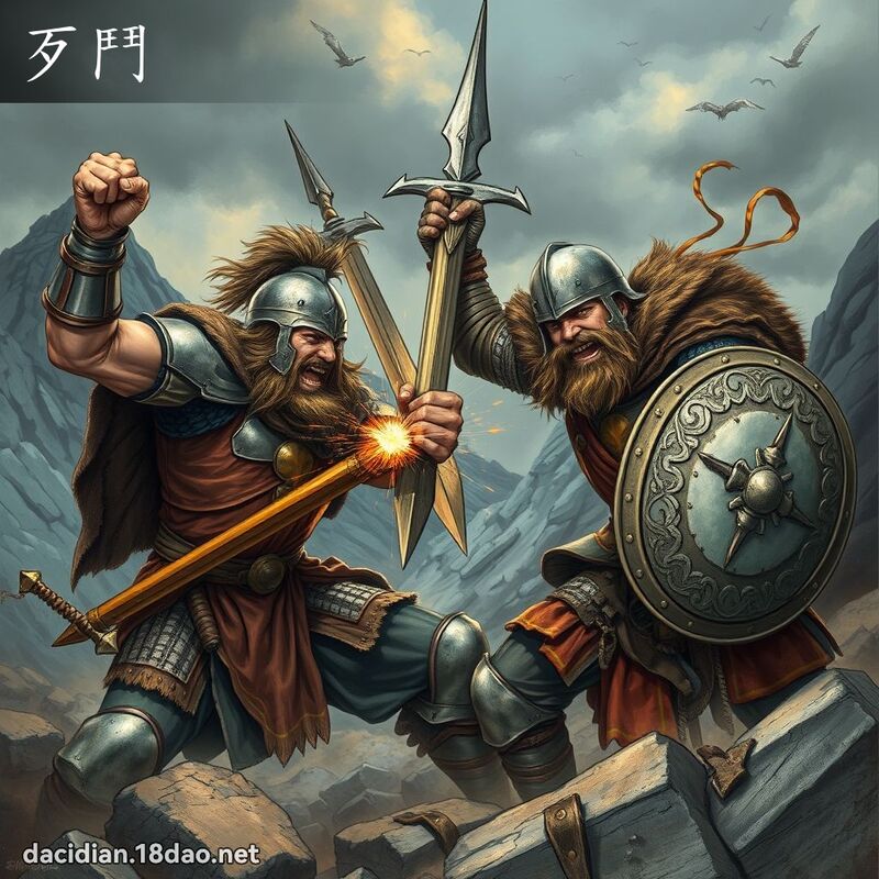歹鬥 - 國語大辭典配圖