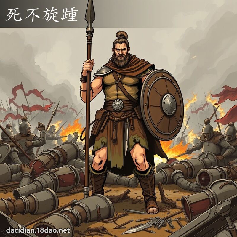 死不旋踵 - 国语大辞典配图