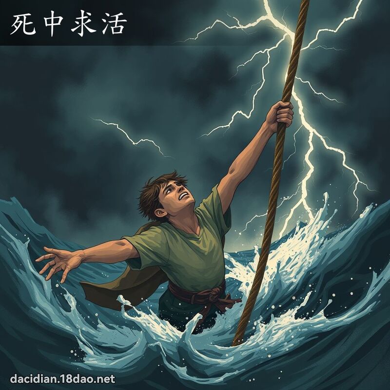 死中求活 - 國語大辭典配圖