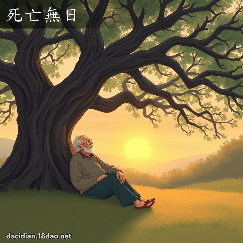 死亡無日 - 國語大辭典配圖