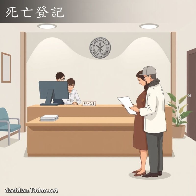 死亡登記 - 國語大辭典配圖