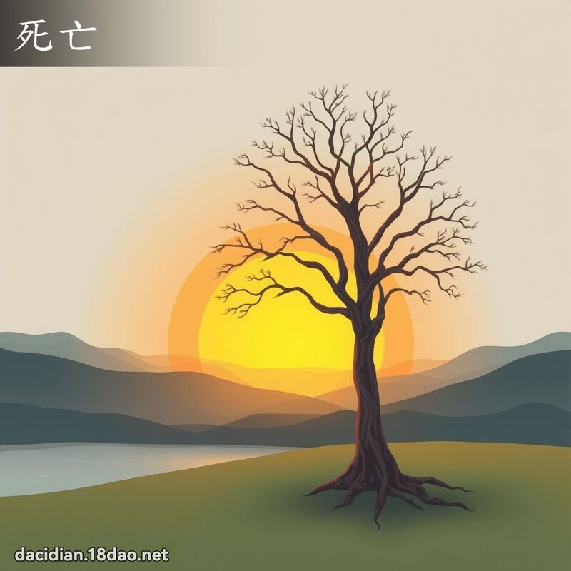 死亡 - 國語大辭典配圖
