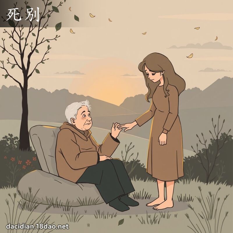 死別 - 國語大辭典配圖