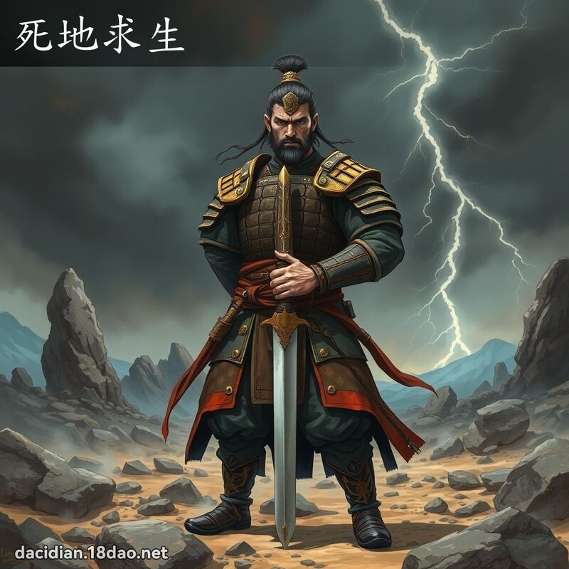 死地求生 - 國語大辭典配圖