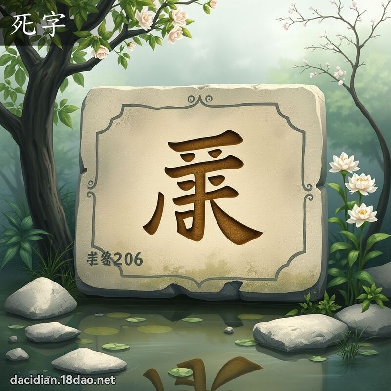 死字 - 國語大辭典配圖
