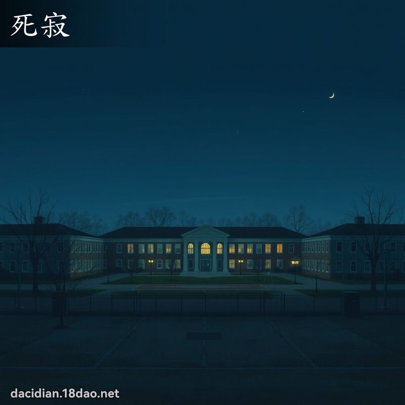 死寂 - 國語大辭典配圖