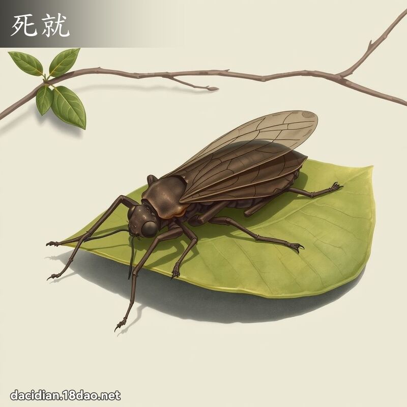 死就 - 國語大辭典配圖