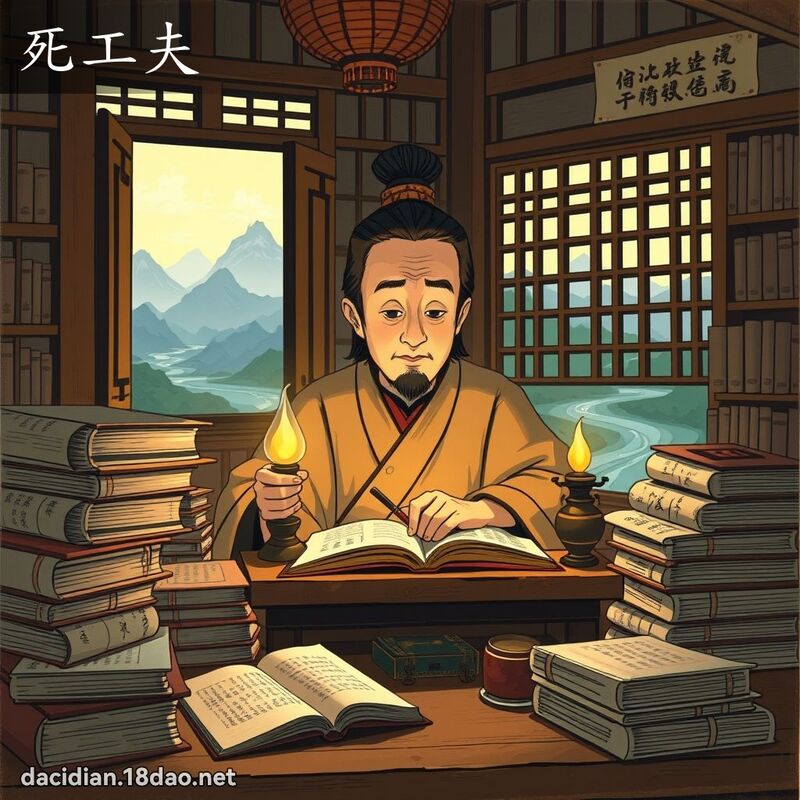 死工夫 - 國語大辭典配圖