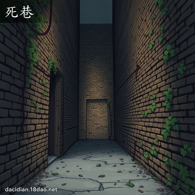死巷 - 國語大辭典配圖