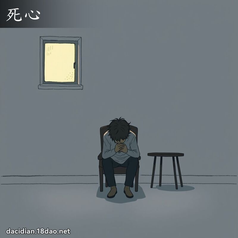 死心 - 國語大辭典配圖