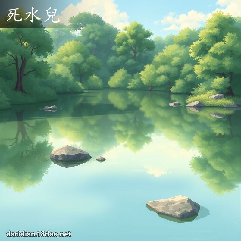 死水兒 - 國語大辭典配圖