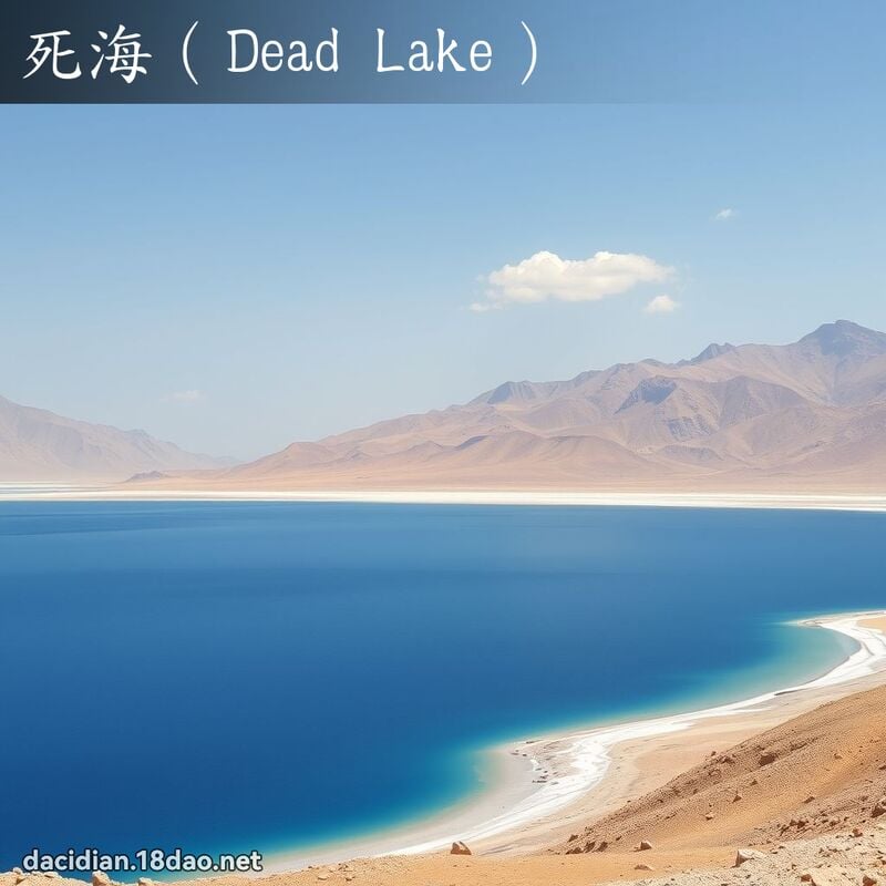死海(Dead Lake) - 國語大辭典配圖