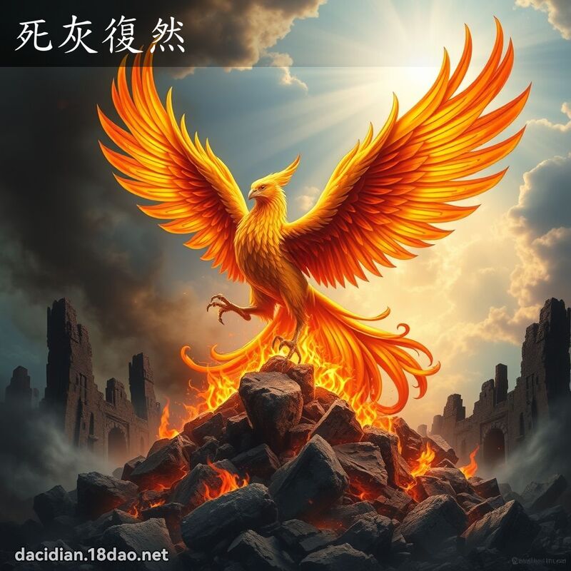 死灰復然 - 國語大辭典配圖