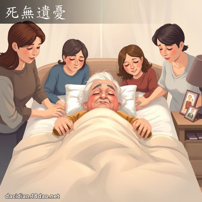死無遺憂 - 國語大辭典配圖