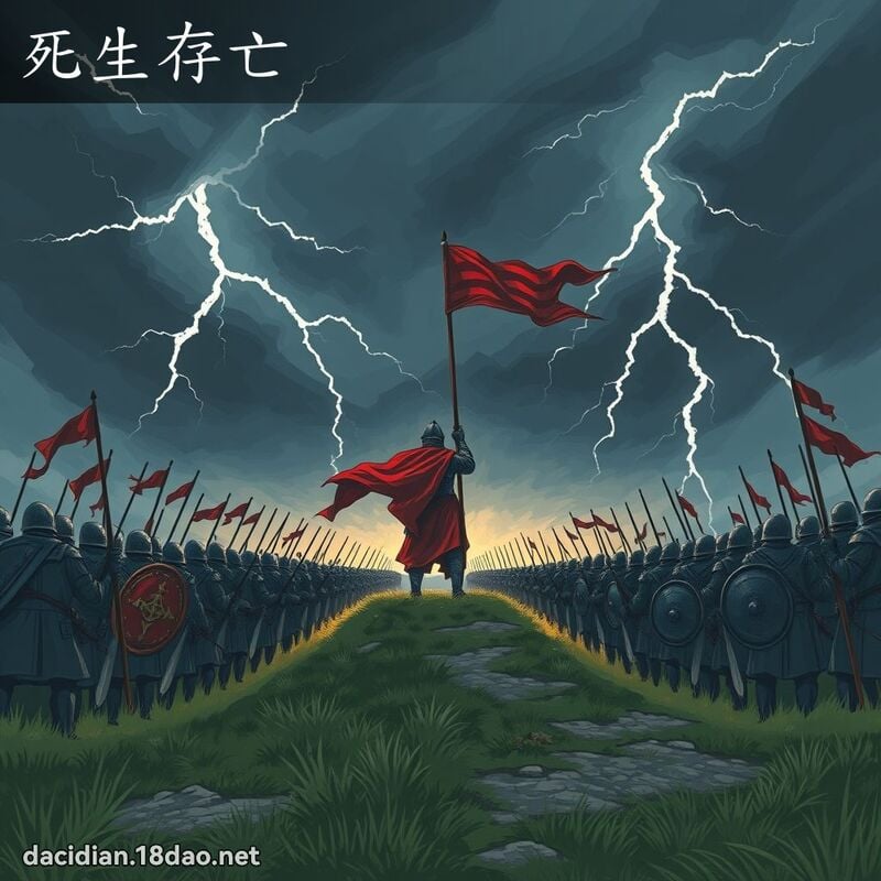 死生存亡 - 國語大辭典配圖