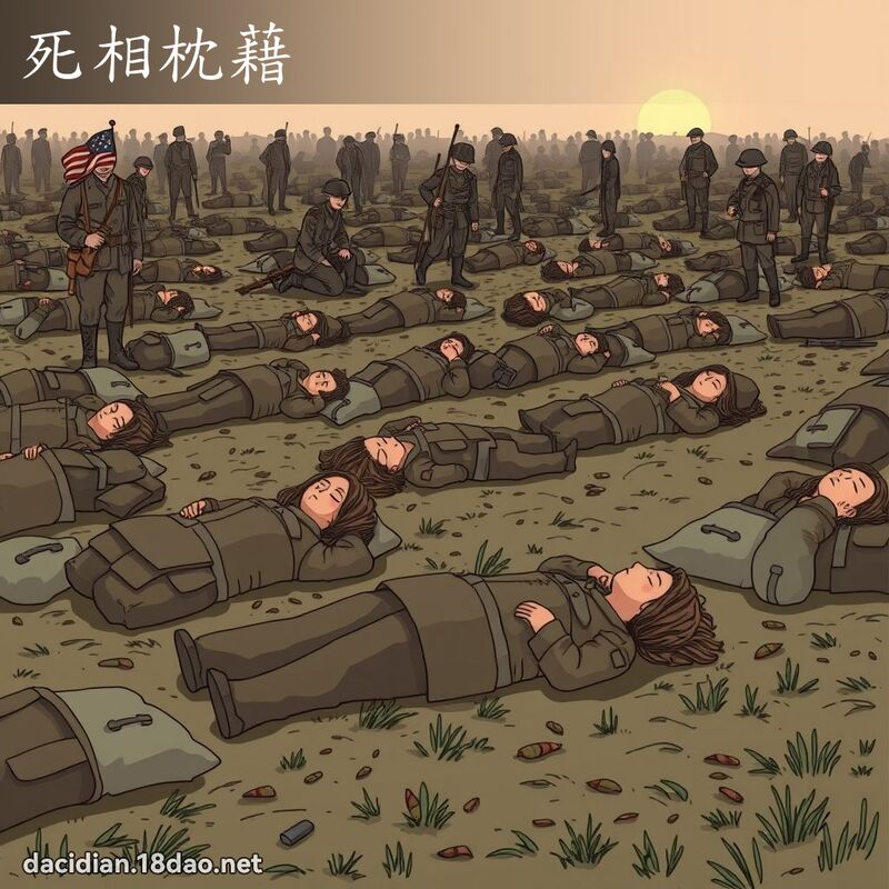 死相枕藉 - 国语大辞典配图