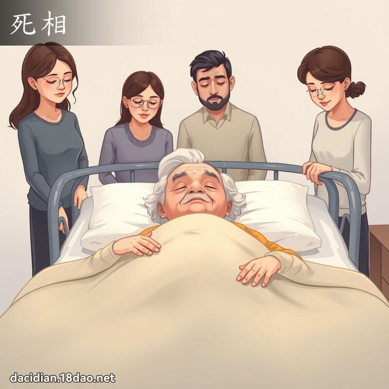 死相 - 國語大辭典配圖