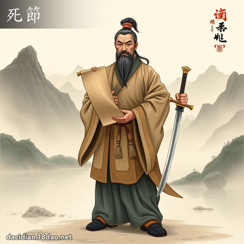死節 - 國語大辭典配圖