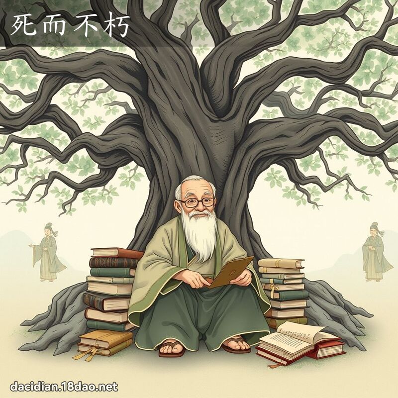 死而不朽 - 国语大辞典配图