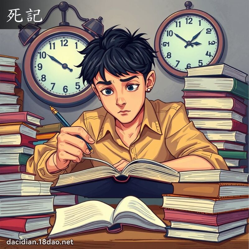 死記 - 國語大辭典配圖