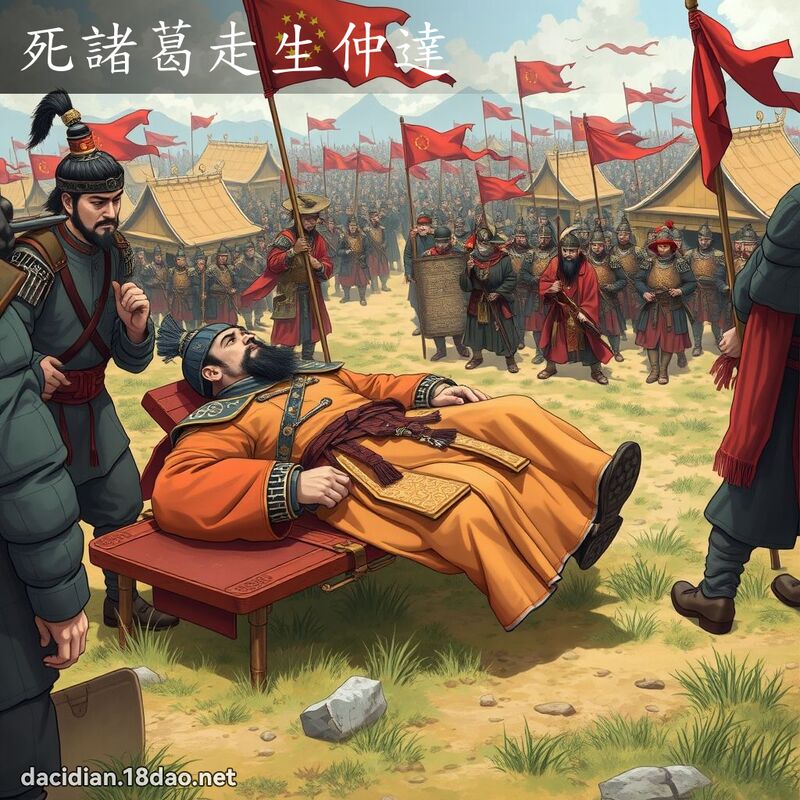死諸葛走生仲達 - 國語大辭典配圖